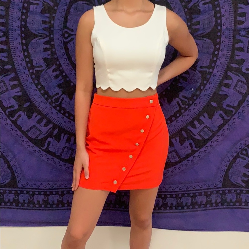Gianni Bini Sassy Orange Skirt (never worn)